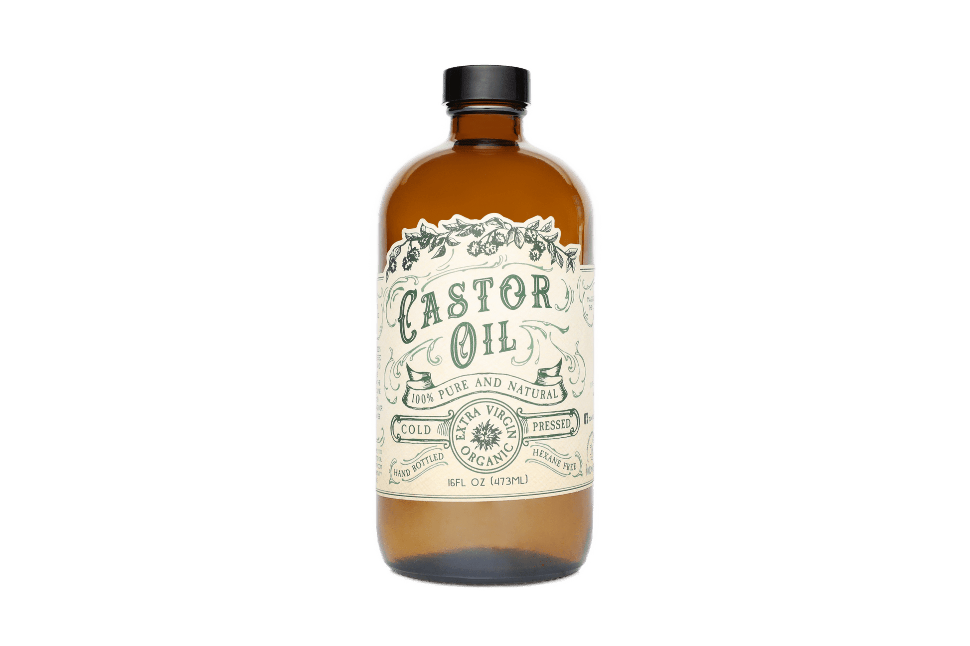Organic Cold Pressed Castor Oil Hexane Free USA bottled: 2 oz - The Mustard Seed Collection, The Seed