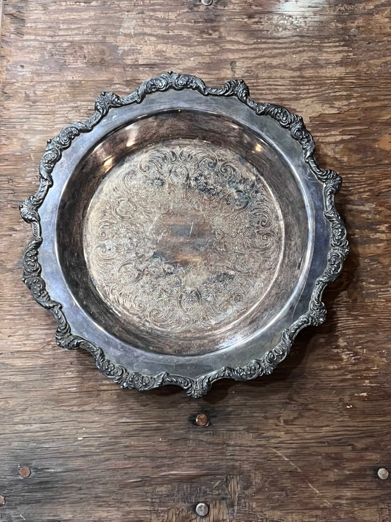 Ornate Victorian Silver-Plated Dish - The Mustard Seed Collection, The Seed