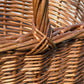 Oval Woven Basket with Twisted Handle - The Mustard Seed Collection, The Seed