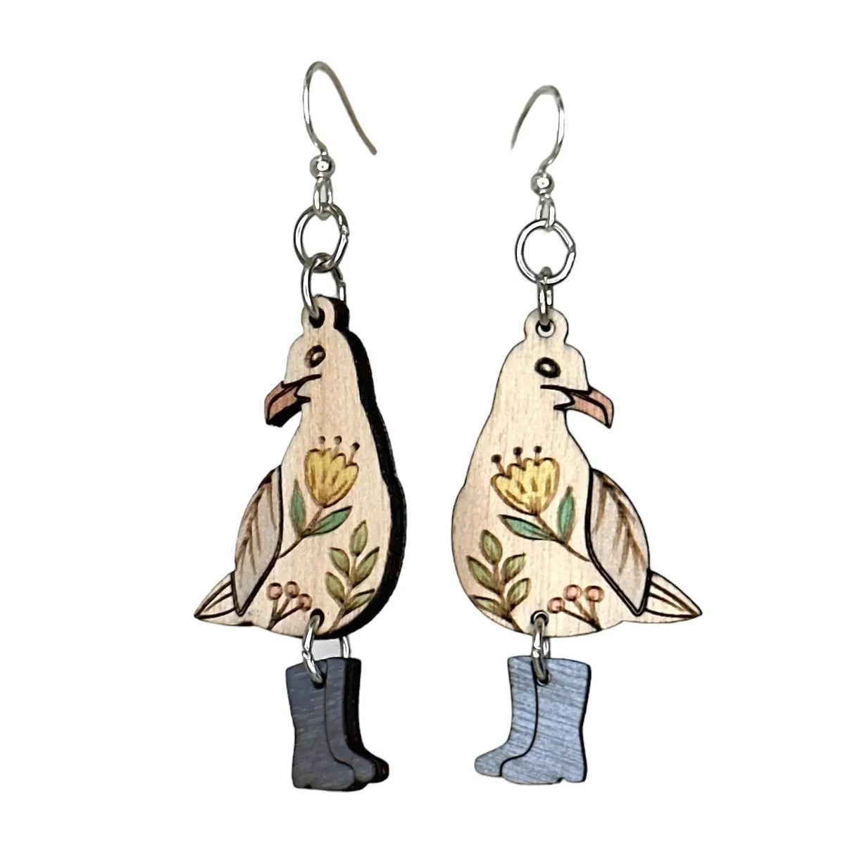 Paddington Seagull Earrings - The Mustard Seed Collection, The Seed