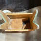 Painted Green Chippy Vintage Wooden Stool - The Mustard Seed Collection, The Seed
