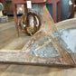 Pair of Chippy Corbels with Metal