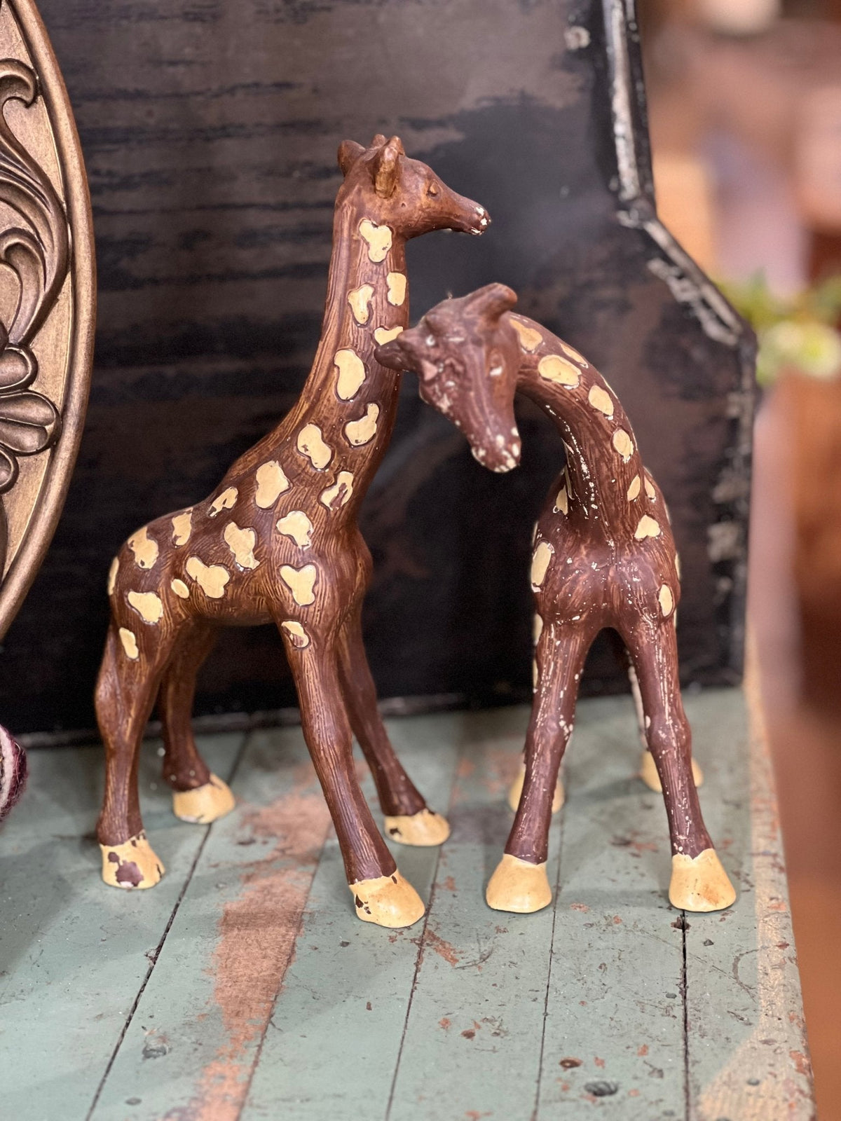 Pair of Vintage Giraffes 
