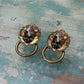 Pair of Vintage Lion Pull or Cabinet Handle 