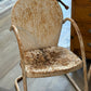 Pair of Vintage Metal Patio Chairs