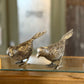 Pair of Vintage Silver-Plated Birds