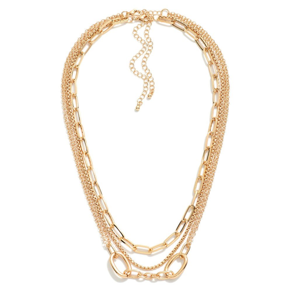 Paperclip & Box Chains Set Of Two