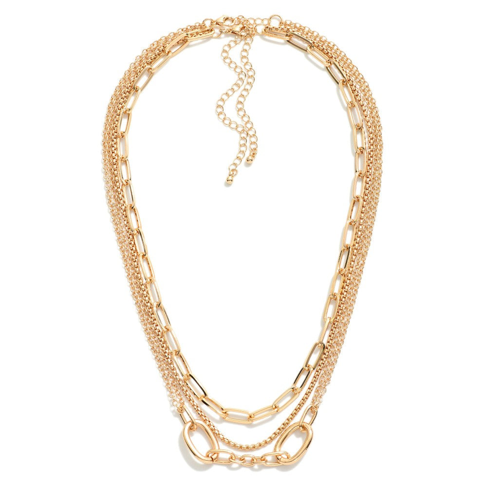 Paperclip & Box Chains Set Of Two