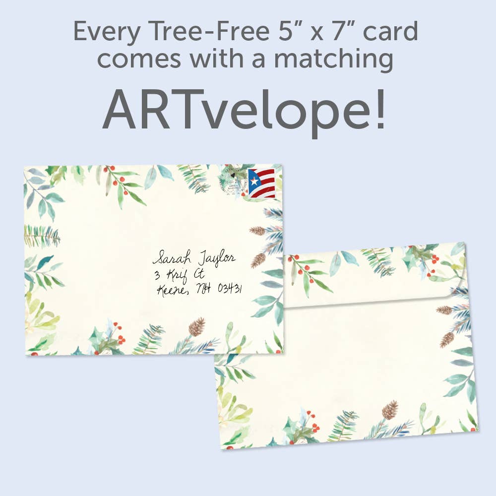 Peace Joy Watercolor Holiday - The Mustard Seed Collection, The Seed