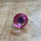 Pink Cut Glass Knob