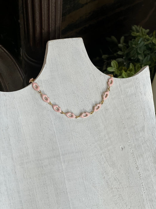 Pink Lips Bracelet or Chain Charm
