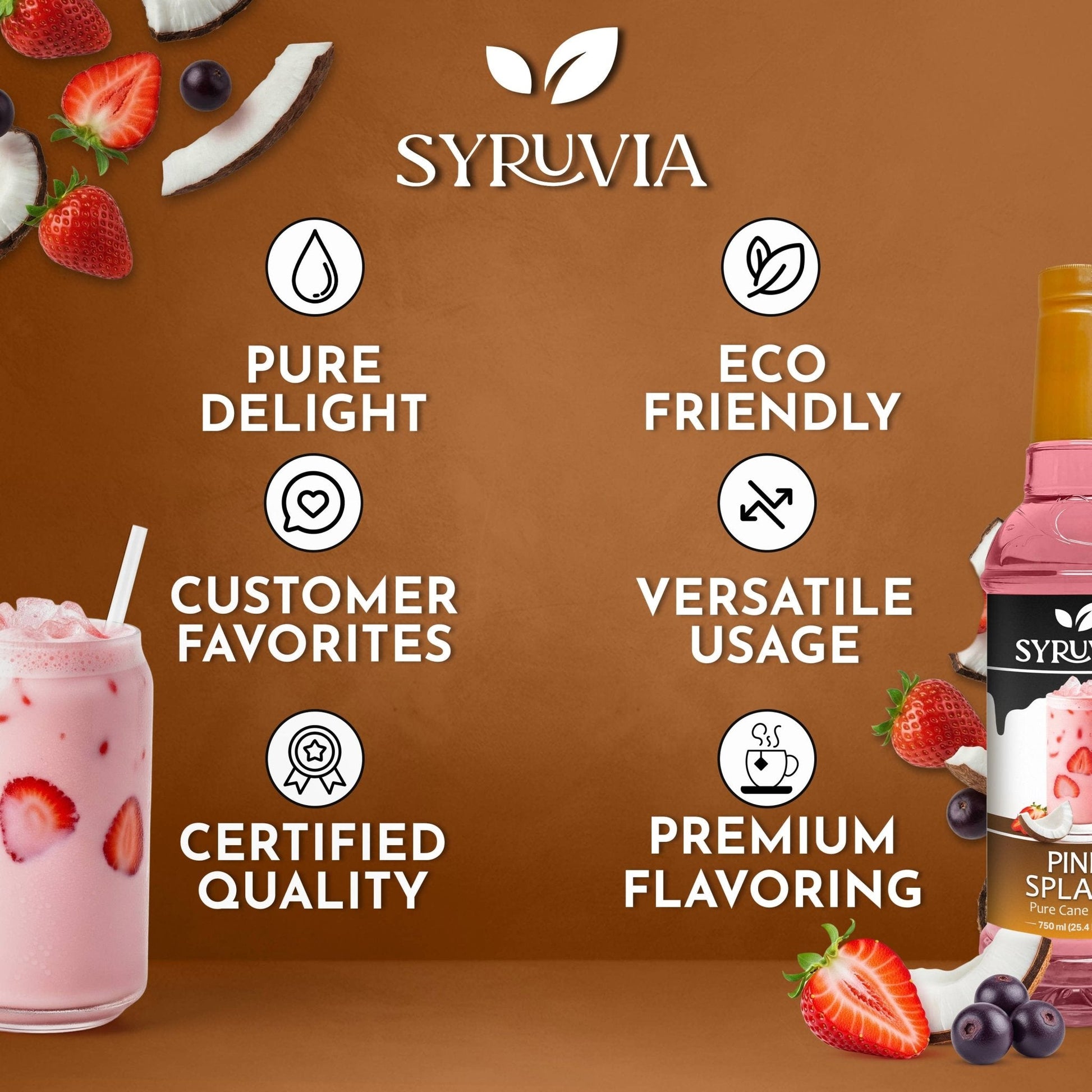 Pink Splash Syrup - The Mustard Seed Collection, The Seed