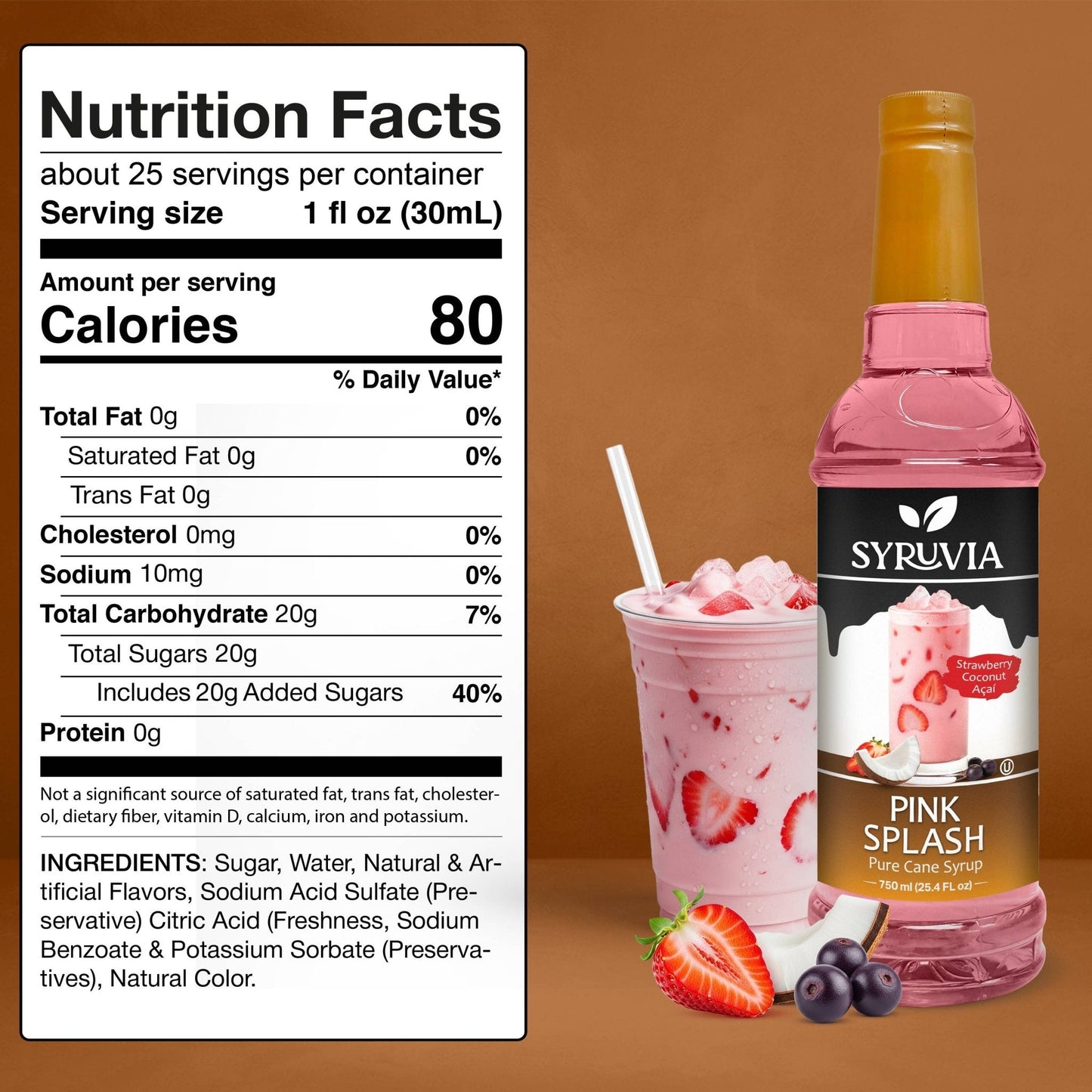 Pink Splash Syrup - The Mustard Seed Collection, The Seed