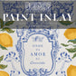 Portofino IOD Paint Inlay 12x16 Pad™ - The Mustard Seed Collection, The Seed