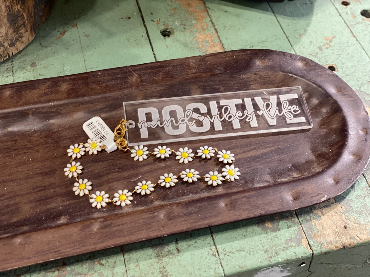 Positive Flowers SVF Acrylic Keychain or Bag Charm - The Mustard Seed Collection, The Seed