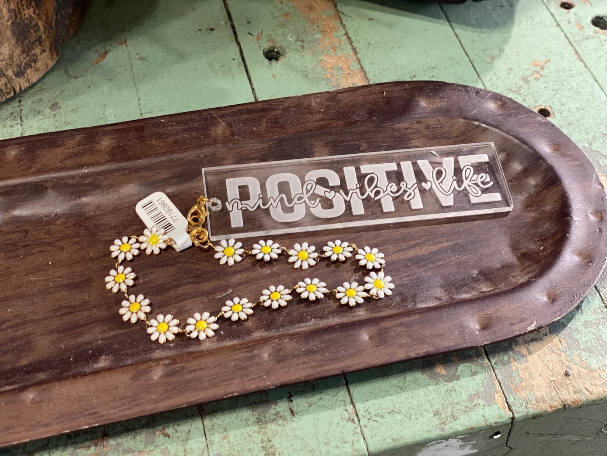 Positive Flowers SVF Acrylic Keychain or Bag Charm - The Mustard Seed Collection, The Seed