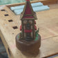 Vintage Handcrafted Wooden Chalet Music Box - "Silent Night"
