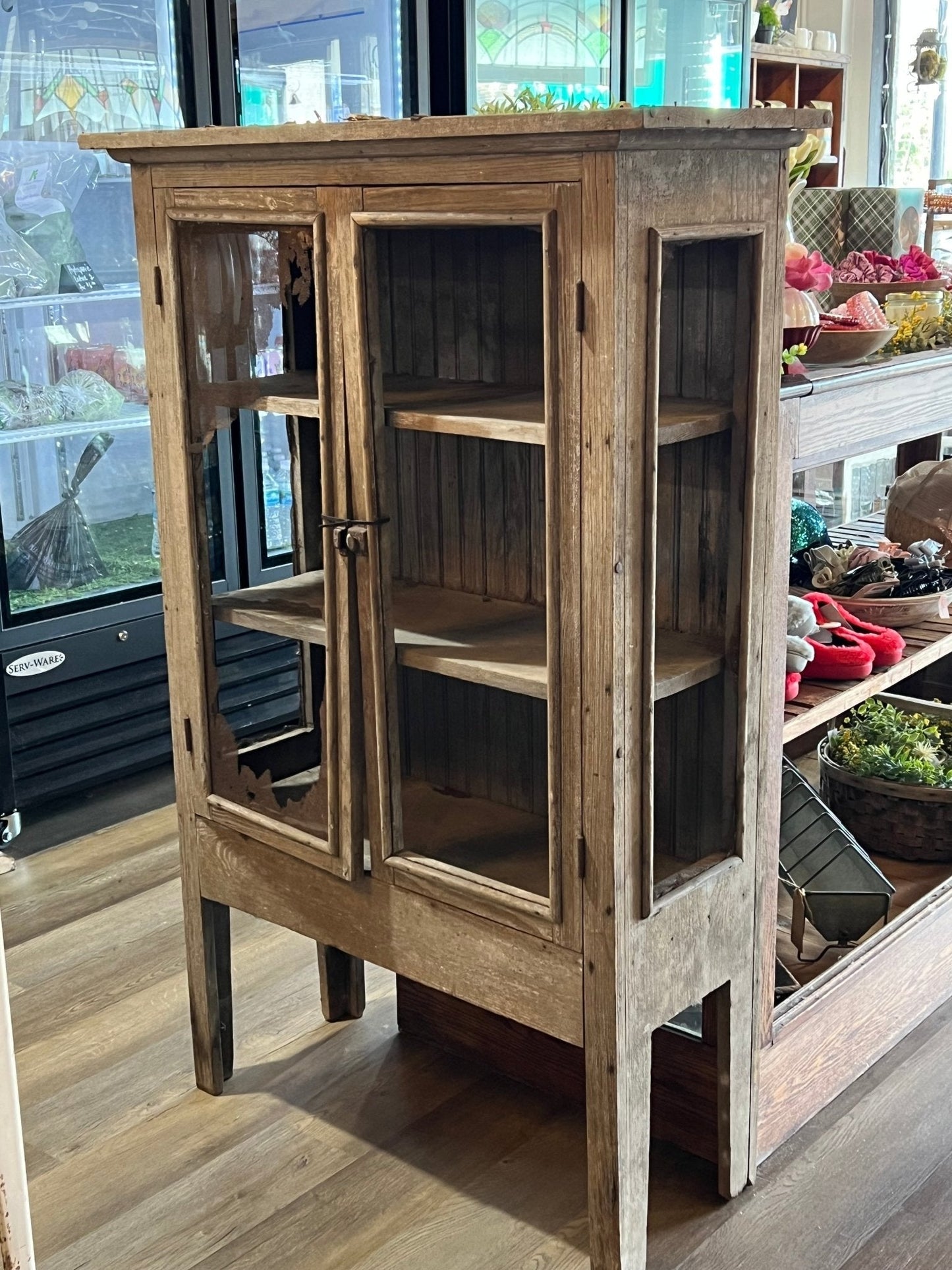 Primitive Antique Pie Safe - The Mustard Seed Collection, The Seed