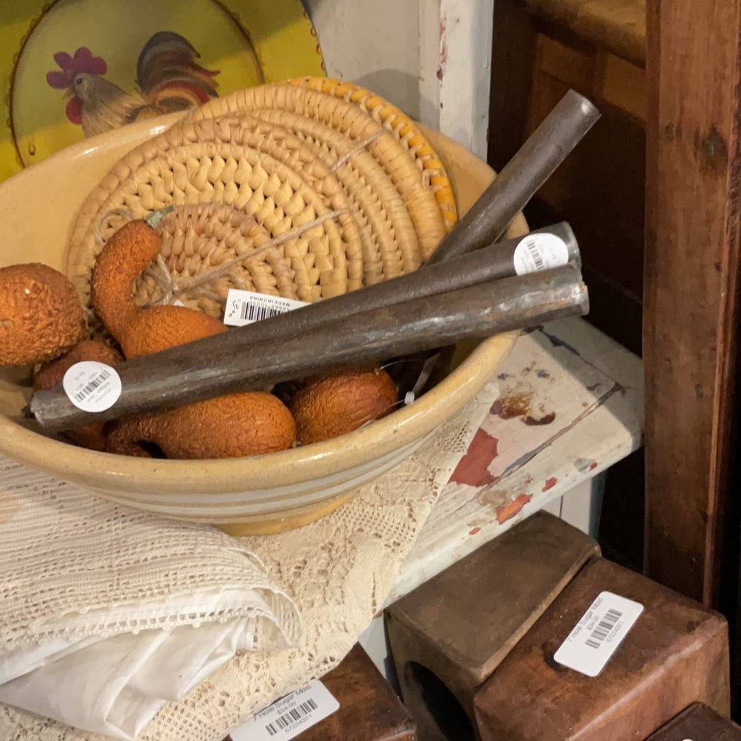 Primitive Antique Taper Candle Molds Salvage - The Mustard Seed Collection, The Seed