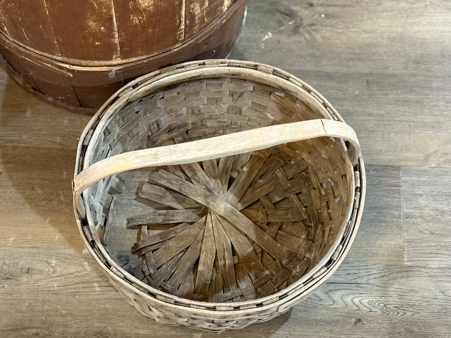 Primitive Hand-Woven Gathering Basket - The Mustard Seed Collection, The Seed