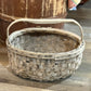 Primitive Hand-Woven Gathering Basket