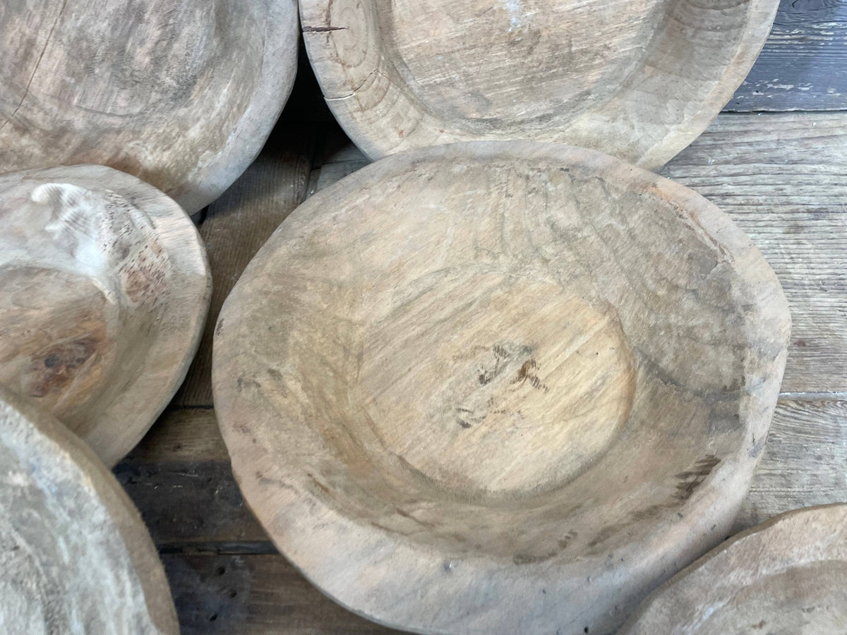Primitive Round Bowl-Unfinished - The Mustard Seed Collection, The Seed