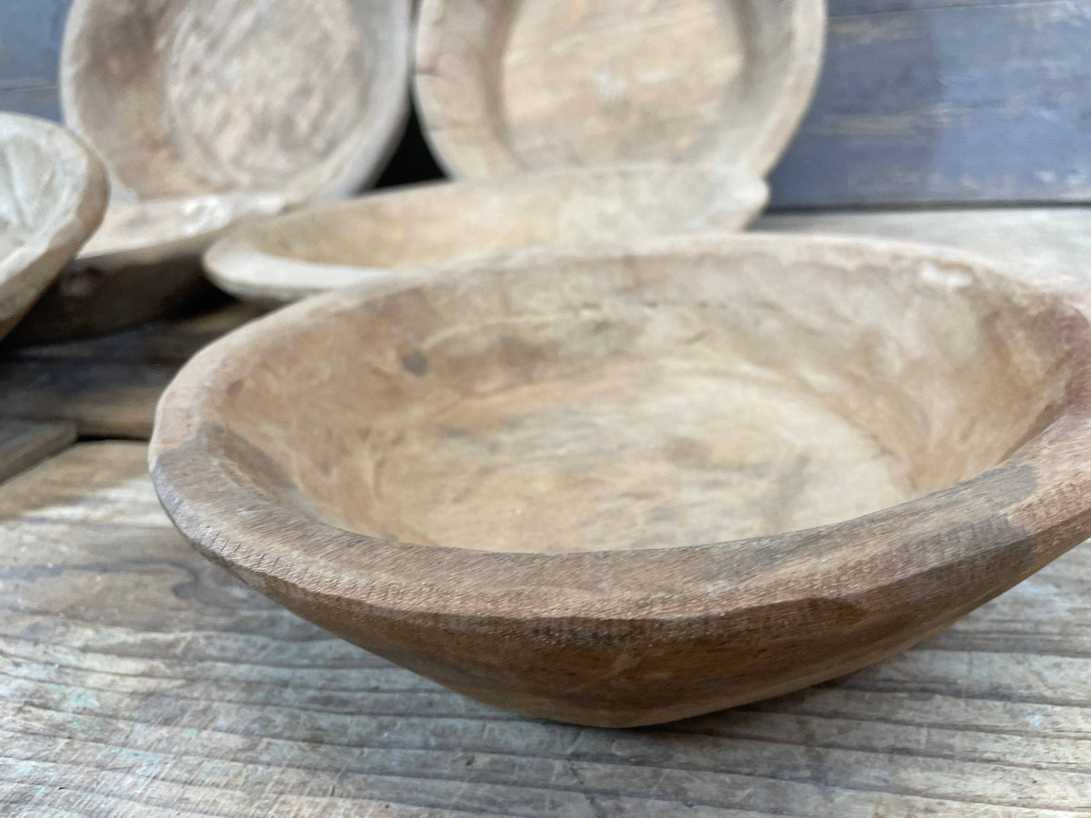 Primitive Round Bowl-Unfinished - The Mustard Seed Collection, The Seed