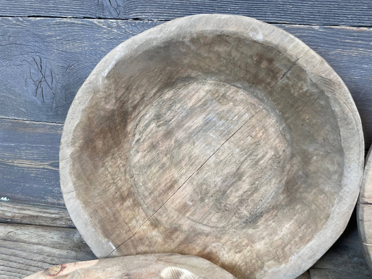 Primitive Round Bowl-Unfinished - The Mustard Seed Collection, The Seed