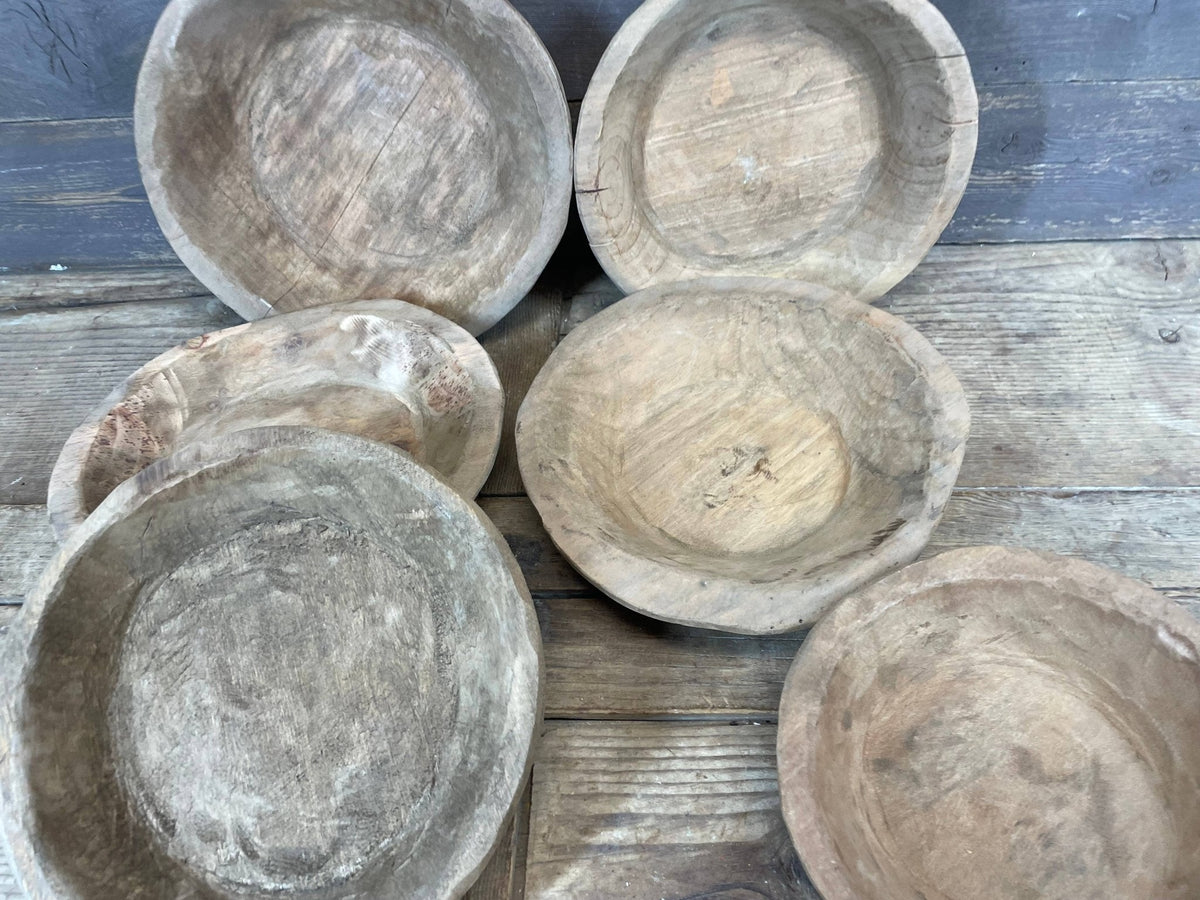 Primitive Round Bowl-Unfinished - The Mustard Seed Collection, The Seed
