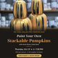 Pumpkin workshop ad - feed