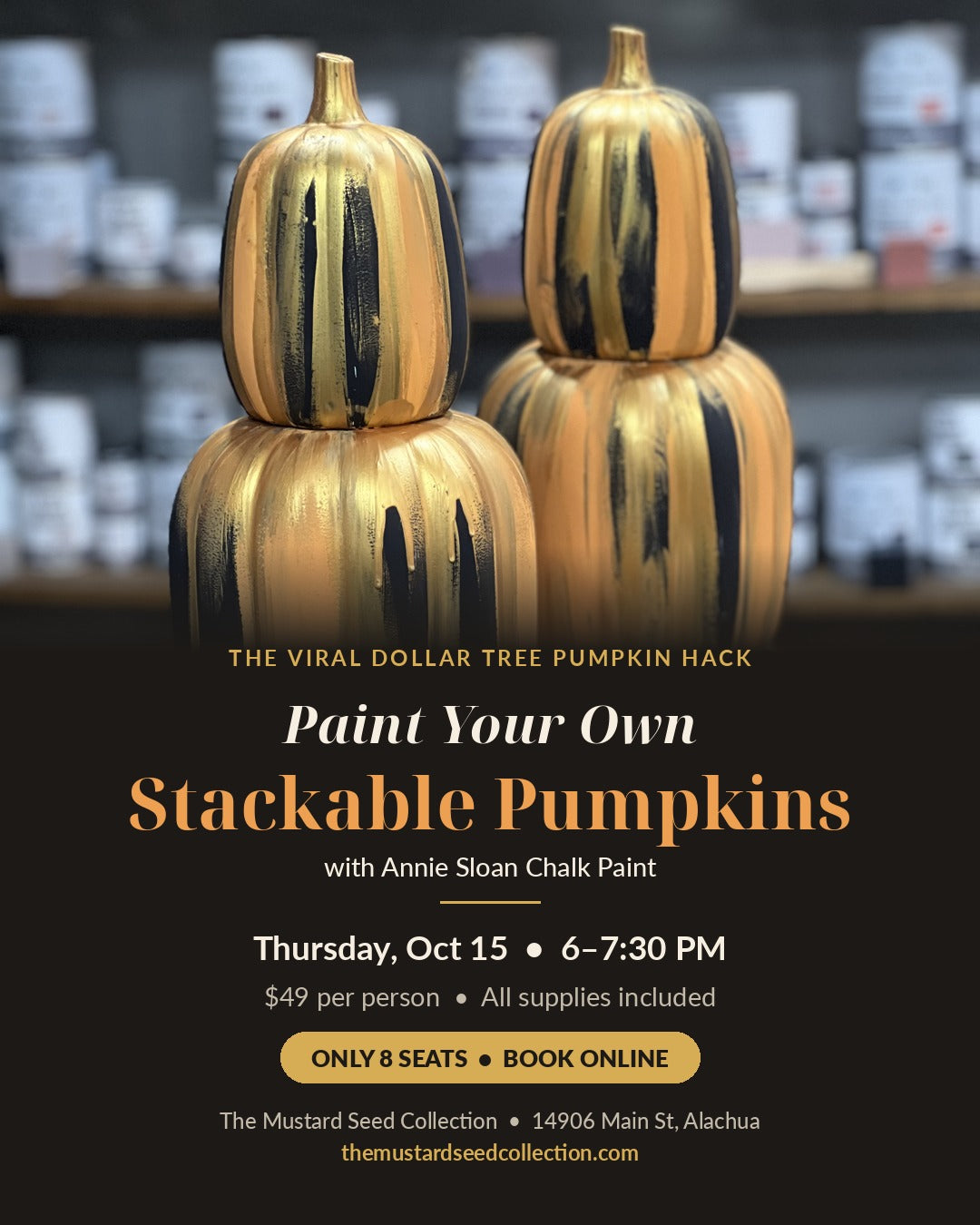Pumpkin workshop ad - feed
