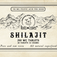 Pure Shilajit Tablets 60ct. - 60 doses - The Mustard Seed Collection, The Seed