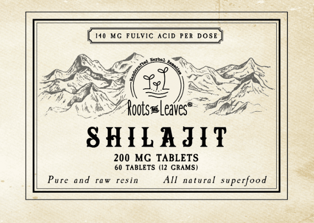 Pure Shilajit Tablets 60ct. - 60 doses - The Mustard Seed Collection, The Seed