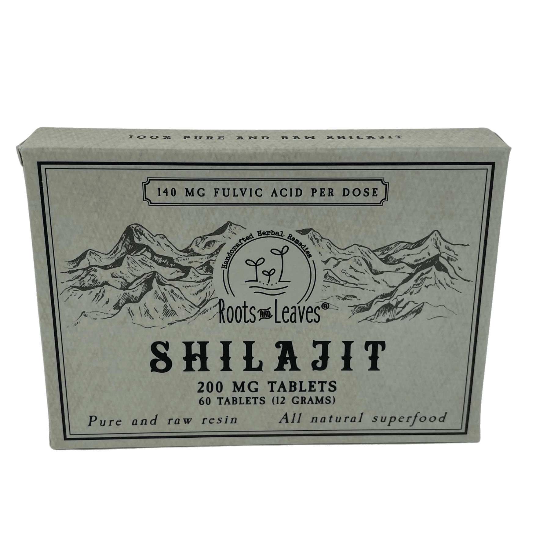 Pure Shilajit Tablets 60ct. - 60 doses - The Mustard Seed Collection, The Seed