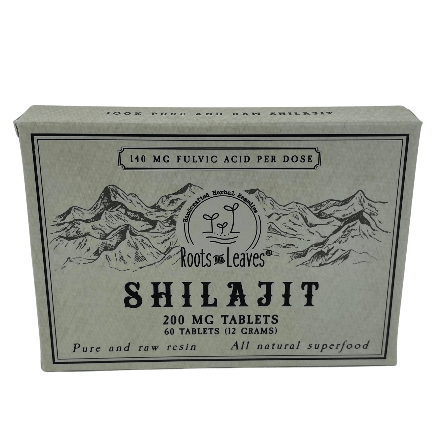 Pure Shilajit Tablets 60ct. - 60 doses