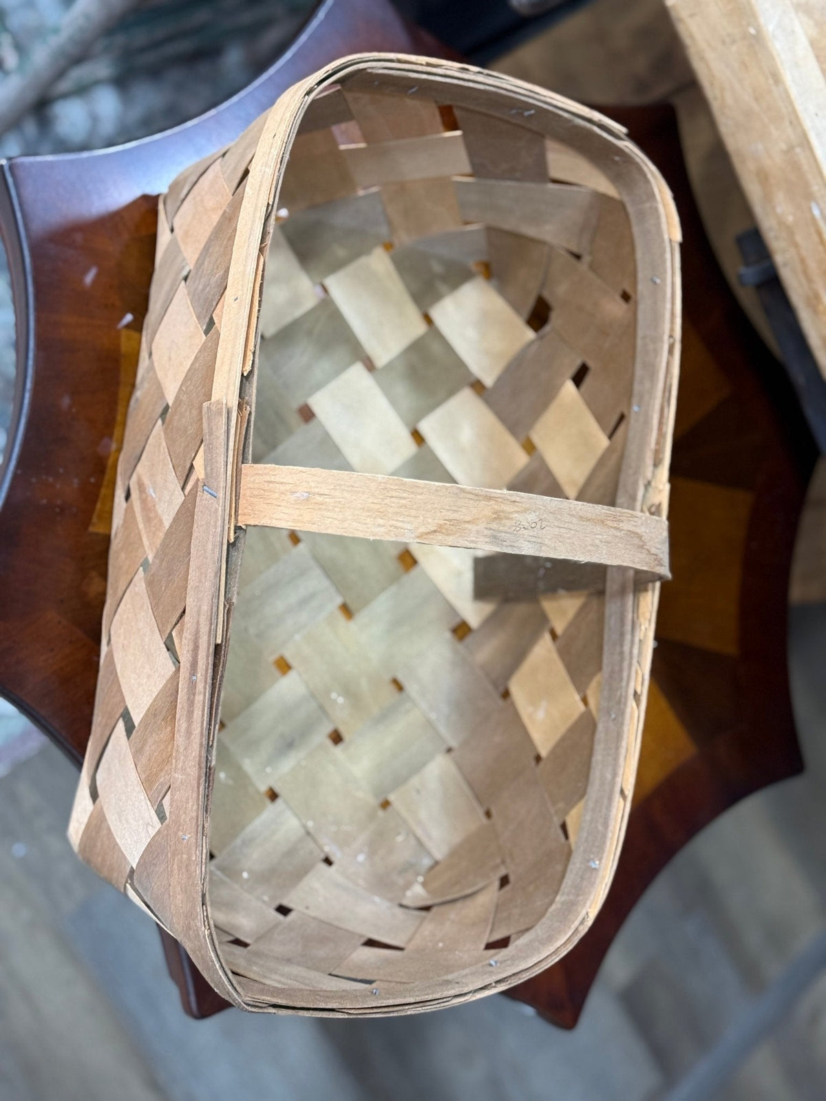 Rectangular Woven Basket 