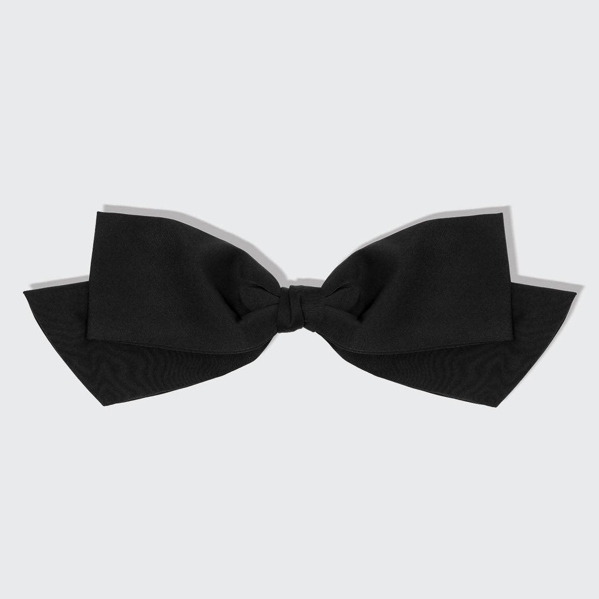 Recycled Fabric Bow Hair Clip 1pc- Black - The Mustard Seed Collection, The Seed