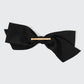 Recycled Fabric Bow Hair Clip 1pc- Black - The Mustard Seed Collection, The Seed