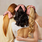 Recycled Fabric Bow Hair Clip - Rosewood - The Mustard Seed Collection, The Seed