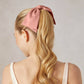Recycled Fabric Bow Hair Clip - Rosewood - The Mustard Seed Collection, The Seed