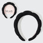 Recycled Fabric Puffy Headband 1pc- Black - The Mustard Seed Collection, The Seed