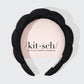Recycled Fabric Puffy Headband 1pc- Black - The Mustard Seed Collection, The Seed