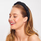 Recycled Fabric Puffy Headband 1pc- Black - The Mustard Seed Collection, The Seed