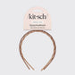 Recycled Plastic Zig Zag Headband 2pc - Neutral - The Mustard Seed Collection, The Seed