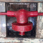 Red Antique Wooden Foundry Mold
