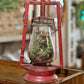 Red Dietz Metal Lantern - The Mustard Seed Collection, The Seed
