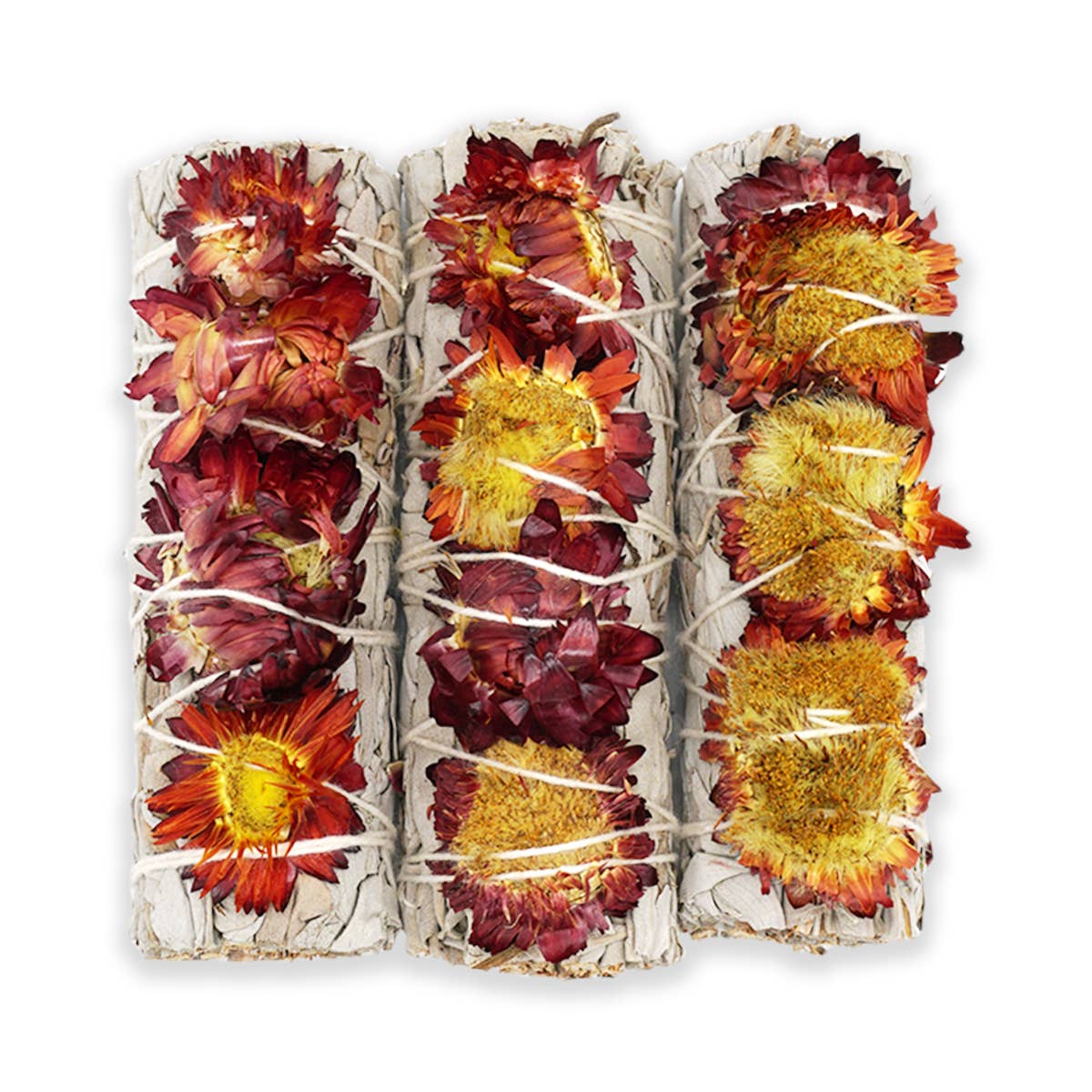 Red Sunflower with White Sage Bundles - The Mustard Seed Collection, The Seed