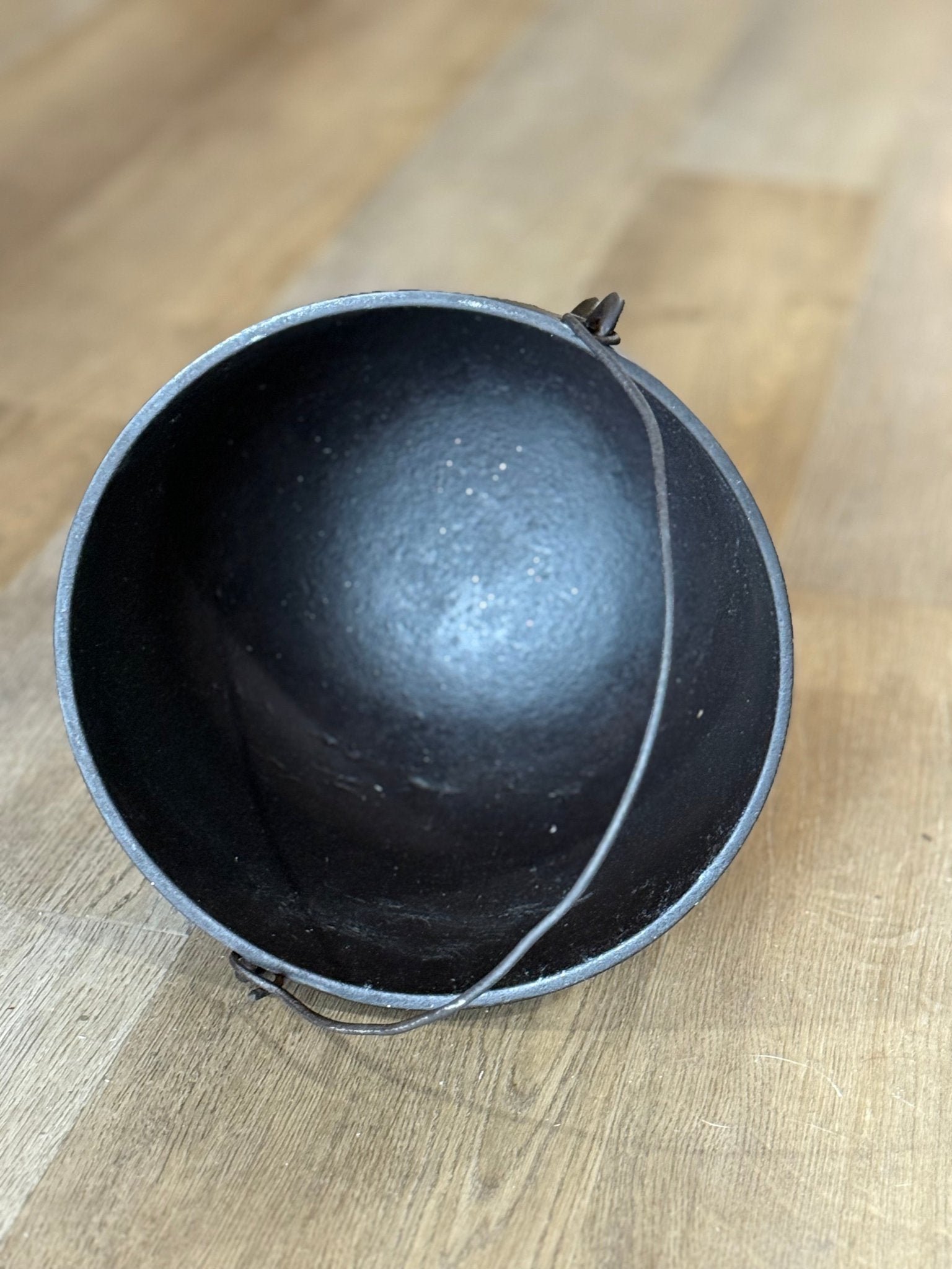 Restored 1800s Cast Iron Cauldron – Rare, Heavy & Gorgeous