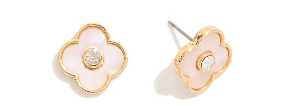 Rhinestone Bow Stud Earrings - The Mustard Seed Collection, The Seed