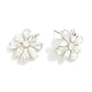 Rhinestone Flower Post Drop Earrings - The Mustard Seed Collection, The Seed